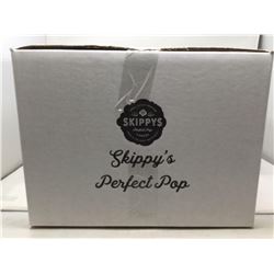 case of Skippy'spopcorn (Butter, sweet and salty, caramel, and cheddar flavors) 12xlarge bags
