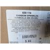 Image 1 : case of rainbow sprinkles 1x5kg