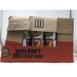 case of Pringlespizza flavored chips 14x156g