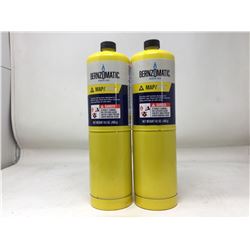 two large cans of Bernzomatic2x400g (14.1oz)