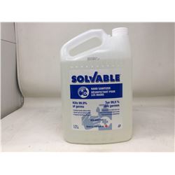 large container of Solvable hand sanitizer 1x3.78L