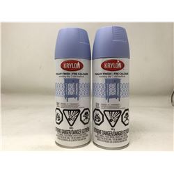 two cans of Krylonchalky finish paint 2x340g