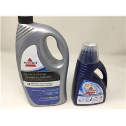 Lot of 2 Bissell Carpet Cleaning solutions 1.5L and 700ml
