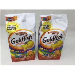 Lot of 2 x 180g rainbow Goldfish crackers