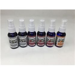 Lot of 6 x 30ml Scent Bomb air fresheners assorted