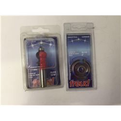 Lot of 2 Freud Router Bits
