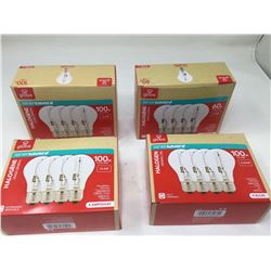 Lot of 4 x 4- 100w Halogen Light bulbs