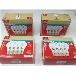 Lot of 4 x 4- 100w Halogen Light bulbs
