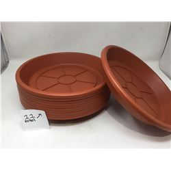 Lot of 11 Planter Pot Bases 13 inch