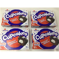Lot of 4 x 206 g hostess cupcakes