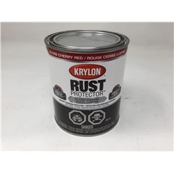 Can of Krylon Cherry Red Rust paint 946ml
