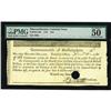Image 1 : Massachusetts 1781 $16 PMG About Uncirculated 50, HOC. 