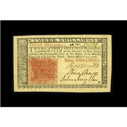 New Jersey March 25, 1776 3s Choice New. 