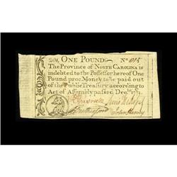 North Carolina December, 1771 L1 Choice About New. A ve 