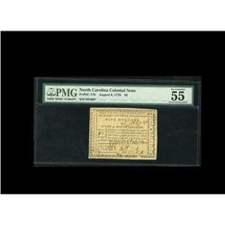 North Carolina August 8, 1778 $5 PMG About Uncirculated 