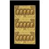 Image 1 : Fr. 1281 25c First Issue Vertical Strip of Three Extrem 