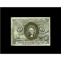 Fr. 1249 10c Second Issue About New. Exceptional margin 