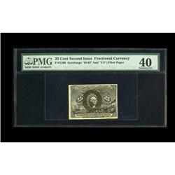 Fr. 1290 25c Second Issue PMG Extremely Fine 40. A love 
