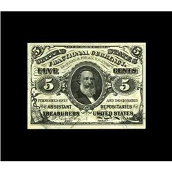 Fr. 1239 5c Third Issue Gem New. Nice margins are found 