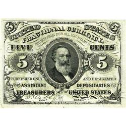 Fr. 1239 5c Third Issue Gem New. Very well margined and 