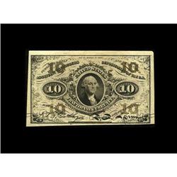 Fr. 1251 10c Third Issue Choice About New.Fr. 1252 10c 