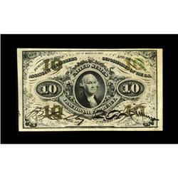 Fr. 1253 10c Third Issue Choice New. A very pleasing ex 