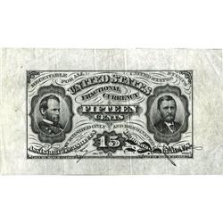 Fr. 1272SP 15c Third Issue Wide Margin Face Very Fine-E 