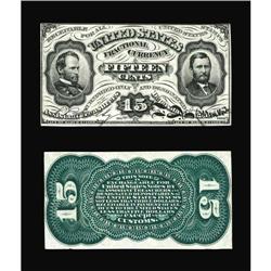 Fr. 1274SP 15c Third Issue Narrow Margin Pair Choice Ne 