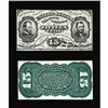 Fr. 1274SP 15c Third Issue Narrow Margin Pair Choice Ne 
