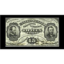 Fr. 1274SP 15c Third Issue Narrow Margin Face Specimen 