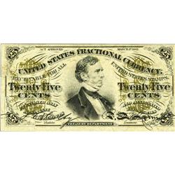 Fr. 1297 25c Third Issue Choice New. Fully Gem quality 