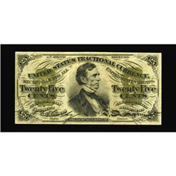 Fr. 1299 25c Third Issue Extremely Fine. 