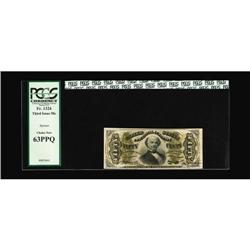 Fr. 1324 50c Third Issue Spinner PCGS Choice New 63PPQ. 