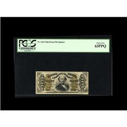 Fr. 1324 50c Third Issue Spinner PCGS Choice New 63PPQ. 