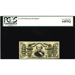 Fr. 1326 50c Third Issue Spinner PCGS Very Choice New 6 