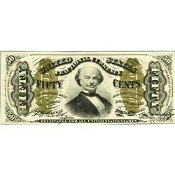 Fr. 1326 50c Third Issue Spinner Very Choice New. The e 