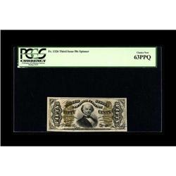 Fr. 1326 50c Third Issue Spinner PCGS Choice New 63PPQ. 