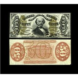 Fr. 1328SP 50c Third Issue Narrow Margin Pair Very Choi 