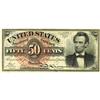 Image 1 : Fr. 1374 50c Fourth Issue Lincoln Choice CU 