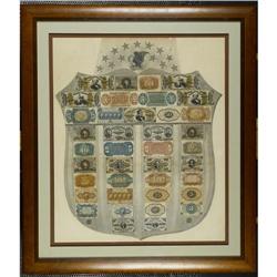 Fr. 1382 Fractional Currency Shield, With Gray Backgro 