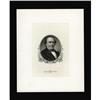 Image 1 : Robert Walker Portrait Card. An approximate 5.25 by 6.5 