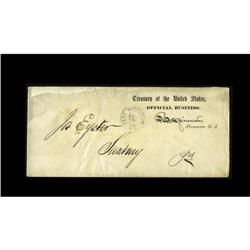 Printed Spinner Free Frank Envelope. Spinner addressed 