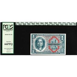 MPC Series 611 $1 PCGS Gem New 66PPQ 