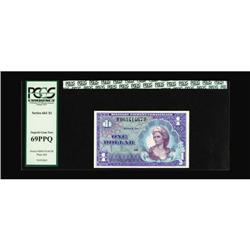 MPC Series 661 $1 PCGS Superb Gem New 69PPQ. 