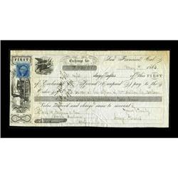 First of Exchange $400 May 1, 1863. 