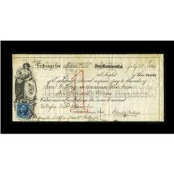 First of Exchange $400 July 28, 1864. 