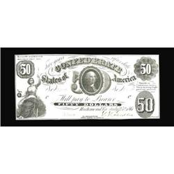 T8 PF-7 $50 1861. Stark white paper is a hallmark 