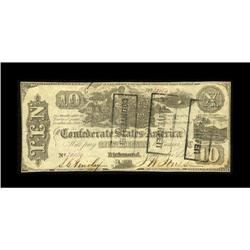 CT29/237A Counterfeit $10 1861. This problem-free Very 