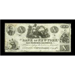 San Francisco, CA- Bank of New York $10 18__Haxby doesn 