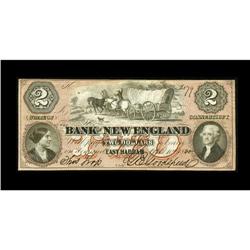 East Haddam, CT- Bank of New England $2 Oct. 10, 1860 A 